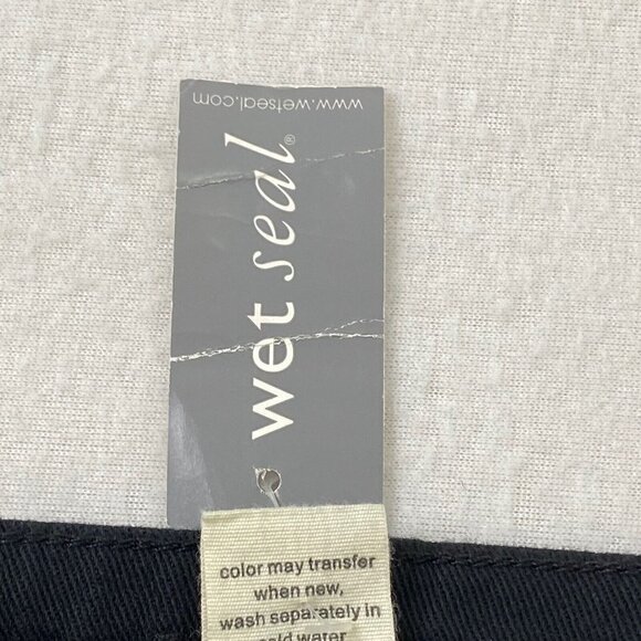 Wet Seal Second Skin Jegging Jeans Jr Womens size 3 short Black Stretch Denim - Picture 10 of 10